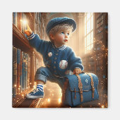 In der Bibliothek - Blue Magnet (Vorne)