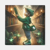 In der Bibliothek - Green Magnet (Vorne)