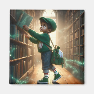 In der Bibliothek - Green Magnet