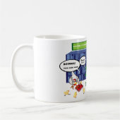 In der Bibliothek Kaffeetasse (Links)