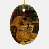 In der Bibliothek Keramikornament (Vorne)