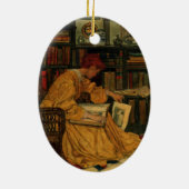 In der Bibliothek Keramikornament (Hinten)