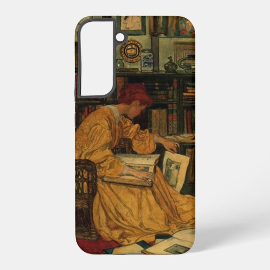 In der Bibliothek Samsung Galaxy Hülle (Rückseite)