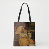 In der Bibliothek Tote Bag Tasche (Vorderseite)