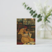 In der Bibliothek Visitenkarte (Stehend Vorderseite)