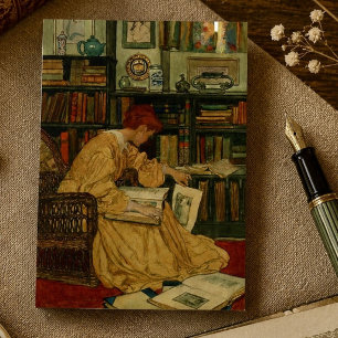 In der Bibliothek Visitenkarte