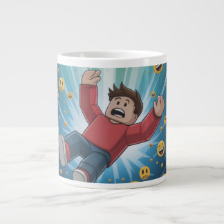 In der Blase fallen Jumbo-Tasse