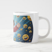 In der Blase fallen Jumbo-Tasse (Rechts)