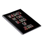 IN DER BLUT DES JESUS CHRISTT T-Shirts VERSCHMUTZT Notizblock (Rechte Seite)