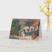 In der Bretagne von Renoir Impressionist Malerei Karte (Gelbe Blume)