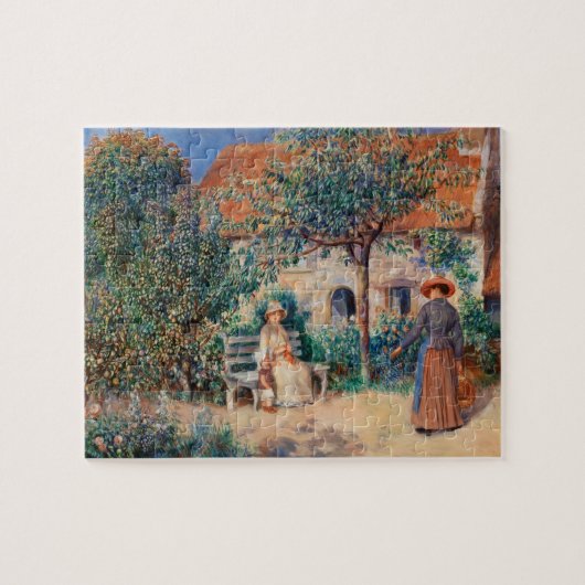 In der Bretagne von Renoir Impressionist Malerei Puzzle (Horizontal)