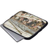 In der Bucht Abendessen-Zeit - ein Laptopschutzhülle (Vorne Knopf)