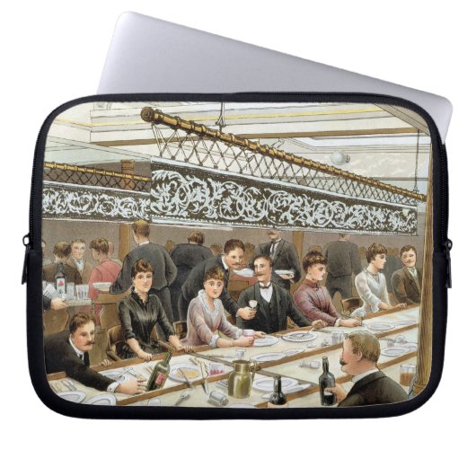 In der Bucht Abendessen-Zeit - ein Laptopschutzhülle (Vorderseite)