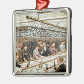 In der Bucht Abendessen-Zeit - ein Silbernes Ornament (Links)