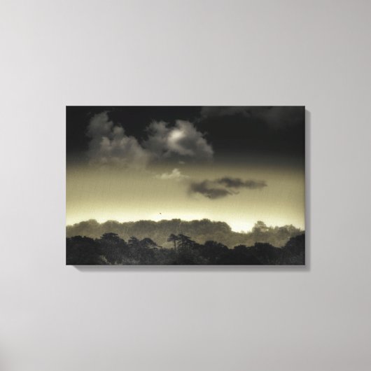 In der Cloud aufbewahrt Leinwanddruck (Vorderseite)