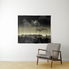 In der Cloud aufbewahrt. Wandteppich