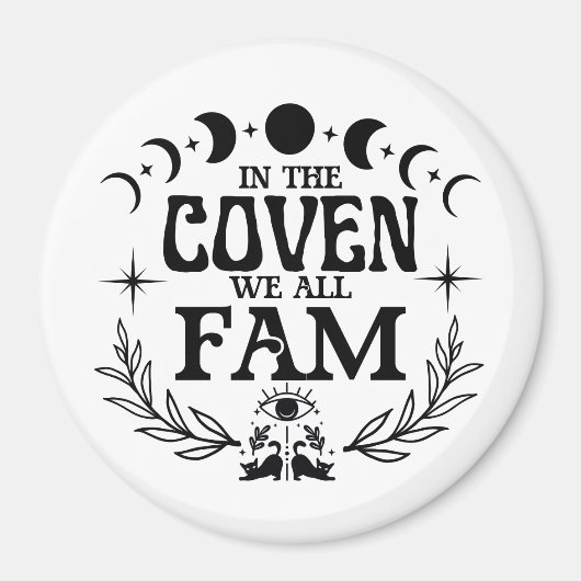 In der Coven wir alle Fam-Geschenk Magnet (Vorne)