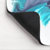 In der Delfin - Schule Mousepad (Ecke)