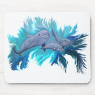 In der Delfin - Schule Mousepad