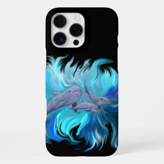In der Delfinschule iPhone Hülle (Rückseite)