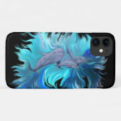 In der Dolphin-Schule Case-Mate iPhone Hülle (Rückseite (Horizontal))