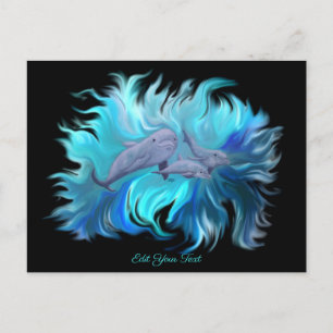 In der Dolphin-Schule Postkarte