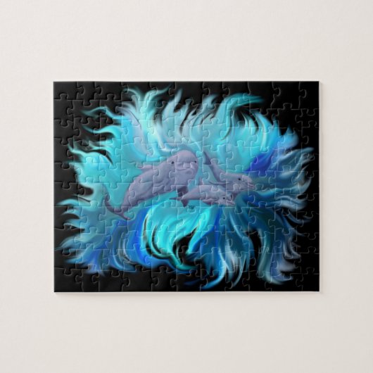 In der Dolphin-Schule Puzzle (Horizontal)