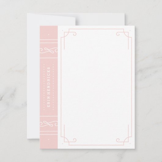 In der Druckbranche - Bubblegum Mitteilungskarte (Vorderseite)