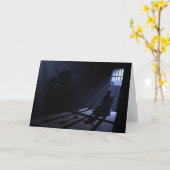 "In der Dunkelheits" - Karte (Gelbe Blume)