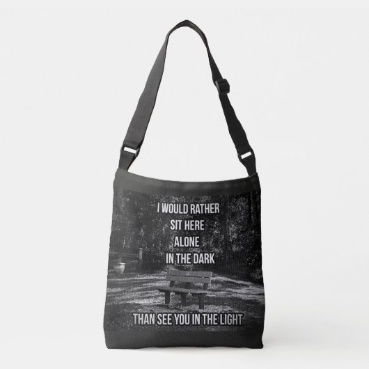 In der dunklen Tasche der Zitate (Vorderseite)