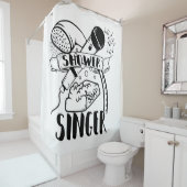 In der Dusche singen Duschvorhang (Beispiel)