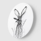 In der Ecke Uhr - Hasen (Winkel)