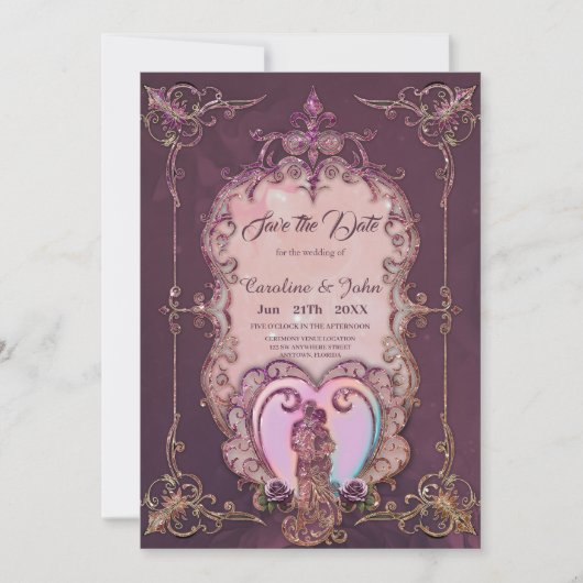 In der Embrace des Herzens. Save The Date (Vorderseite)