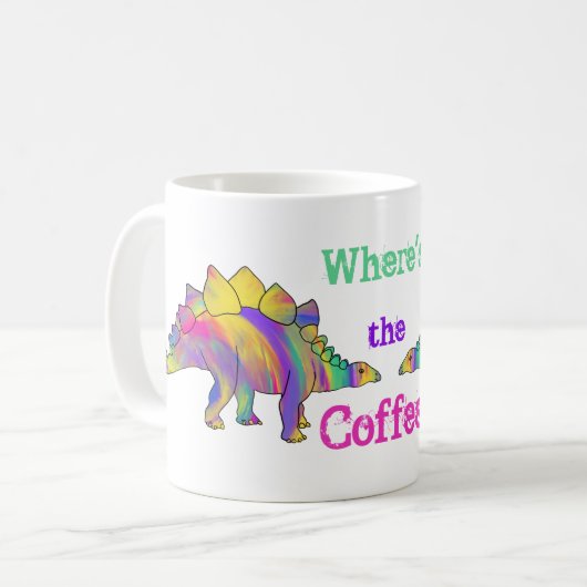 in der Erwägung, dass der Kaffee Funny Stegosaurus Kaffeetasse (Vorderseite Links)