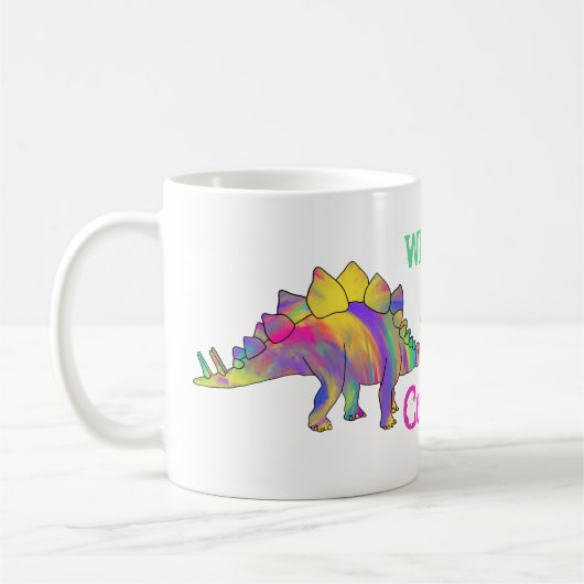in der Erwägung, dass der Kaffee Funny Stegosaurus Kaffeetasse (Links)