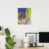 In der Farbe verschwinden Poster (Heimbüro)