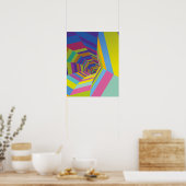 In der Farbe verschwinden Poster (Küche)