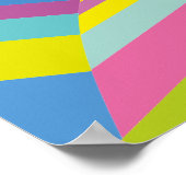 In der Farbe verschwinden Poster (Ecke)