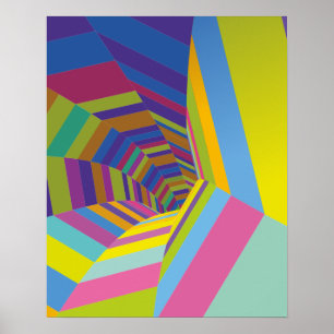 In der Farbe verschwinden Poster