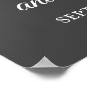 In der Feier des 70. Jubiläums Begrüßungszeichen Poster (Ecke)