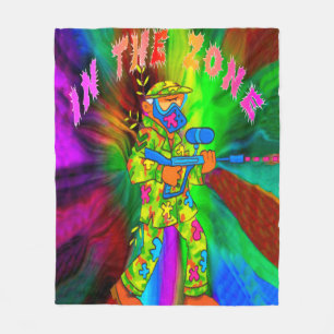 In der Fleece-Decke der Zonen-(Paintball) Fleecedecke