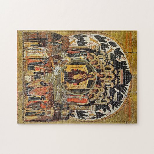 In der Freude orthodox Christliches Symbol Puzzle (Horizontal)