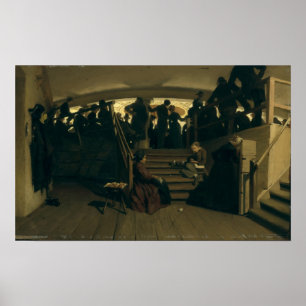 In der Galerie des Hamburger Staat Theaters Poster