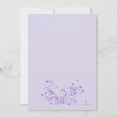 In der Garten-Brautparty-Einladung Einladung (Rückseite)