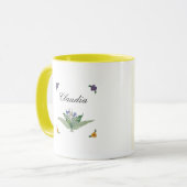 In der Garten ~ Butterblume-Familien-Tasse Tasse (Vorderseite Links)