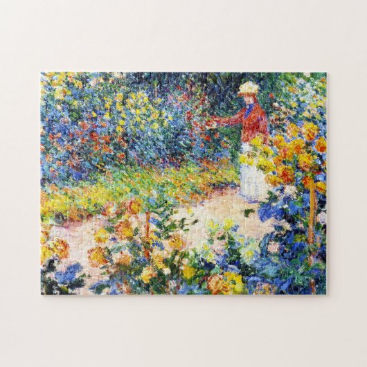 In der Garten-Claude Monet-Frauenmalerei Puzzle (Horizontal)