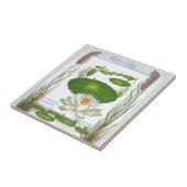 In der Garten ~ Wasser-Lilien-Fliese Fliese (Seite)