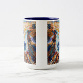 In der Gaze des Bären 15oz. Kaffeetasse (Mittel)