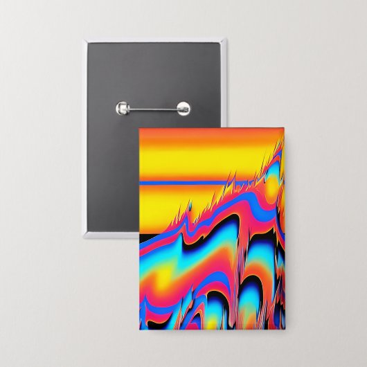 In der gepannten Flash der synthetischen Formen - Button (Vorderseite/Rückseite)