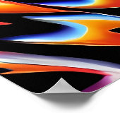 In der gepannten Flash der synthetischen Formen - Poster (Ecke)